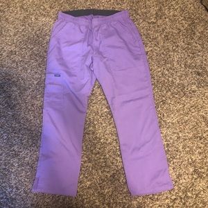 Sanibel purple scrub bottoms petite medium